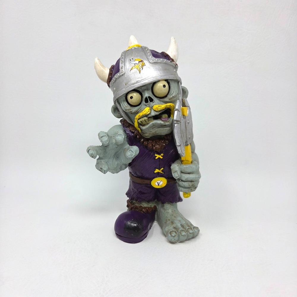 FOCO Forever Collectibles NFL Minnesota Vikings Zombie Figurine 8.5" Football